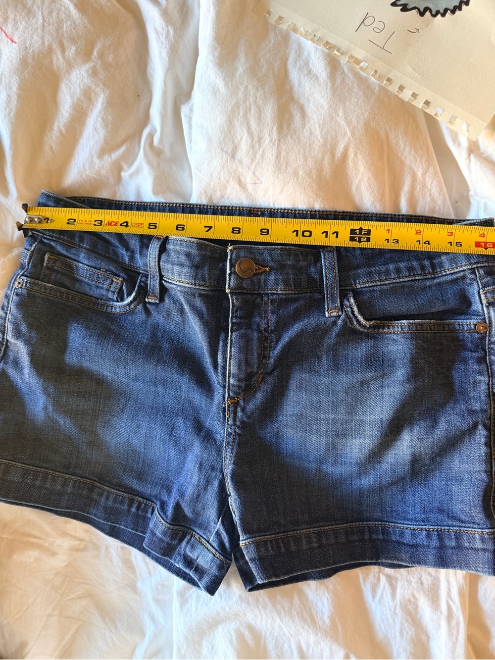 Joe's Jeans Women’s 29 Dark Blue Denim Shorts - Picture 6 of 8